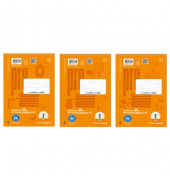 Notizblock 040741002, Lineatur 2 | liniert / Lineatur 2, A5, 90g, orange, 40 Blatt